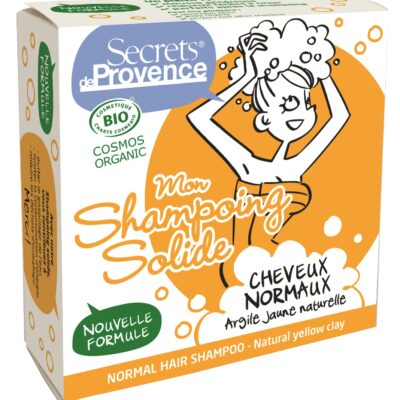 Secrets de Provence Mon Shampoing Solide BIO Cheveux Normaux 85 g