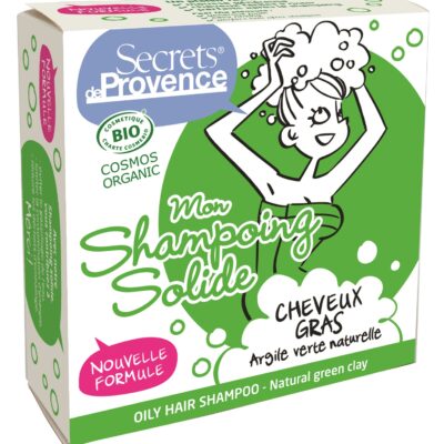 Secrets de Provence Mon Shampoing Solide BIO Cheveux Gras 85 g